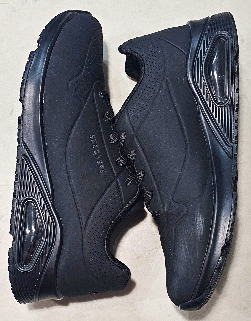 Skechers Work Uno SR Women's Size 8.5 Black Slip Resistant Shoes 108021W